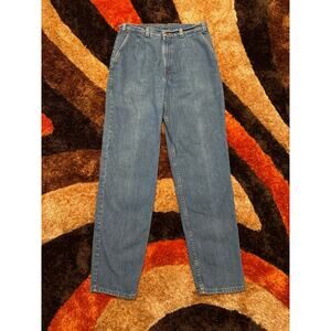 Vintage Orange Tab Pleated Levi’s Jeans 33x34